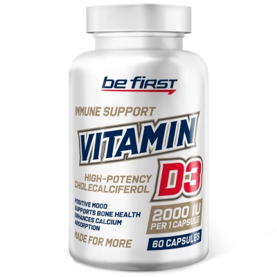  Be First  Vitamin D3  2000 ME 60 