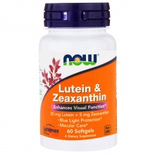  NOW Lutein + Zeaxanthin 60 