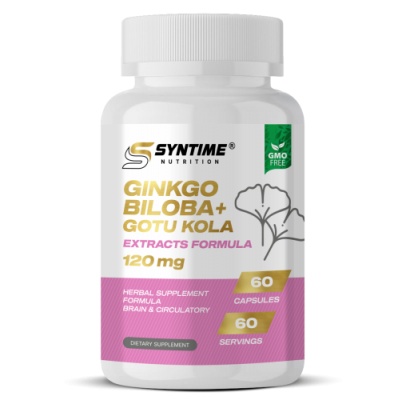 Антиоксидант Syntime Nutrition Ginkgo Biloba 60 капсул
