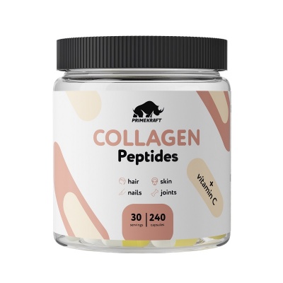 Коллаген Prime Kraft Hydrolyzed Collagen 240 капсул